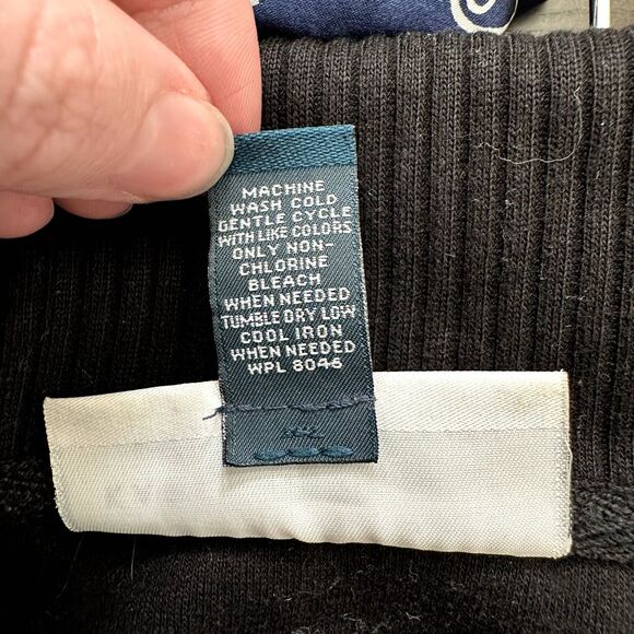 Karen Scott Sport XL Black Cardigan Button Textured Knit Cotton Blend Classic - Picture 6 of 7